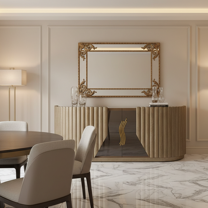 Soleil Four-Door Credenza