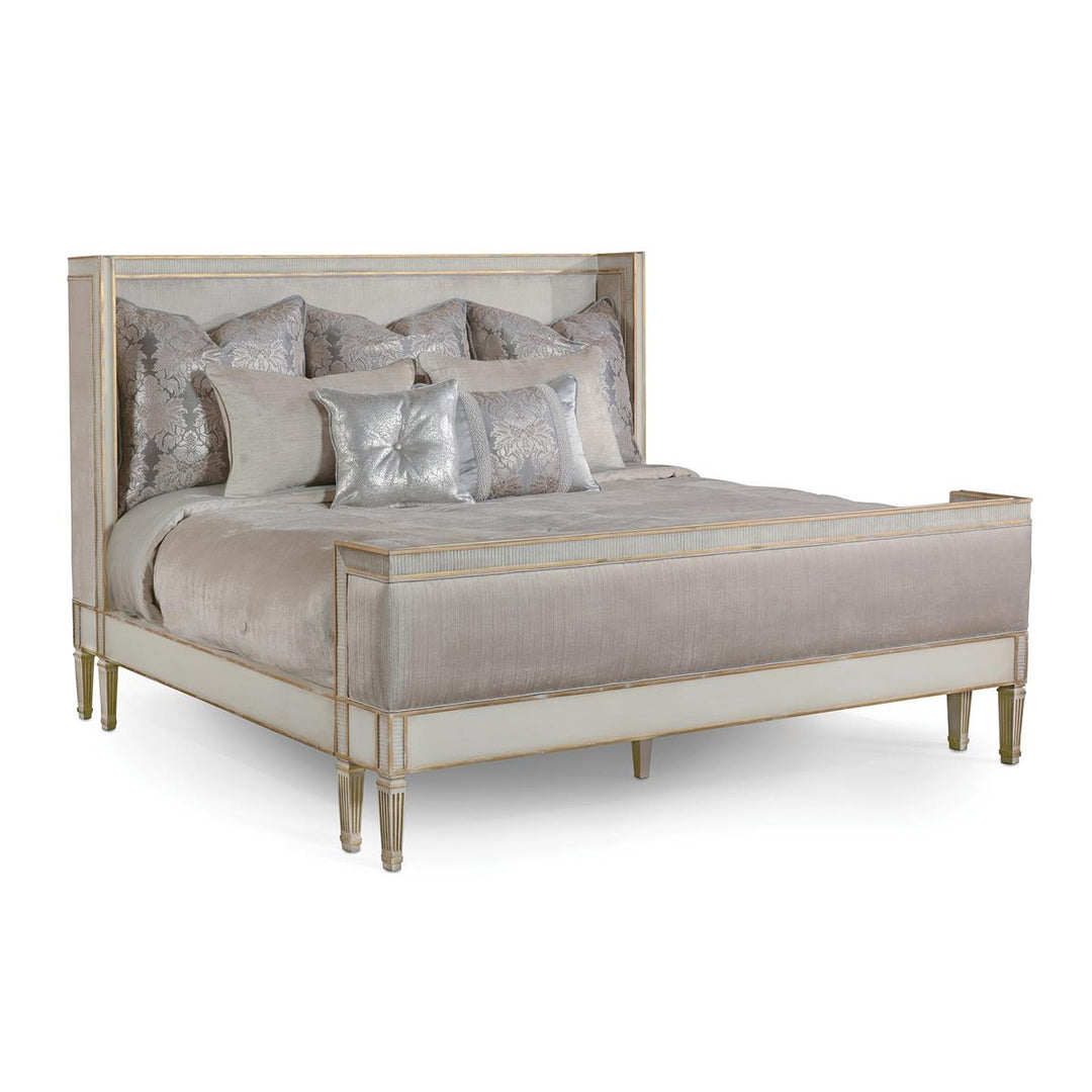 Auster King Bed - Grey