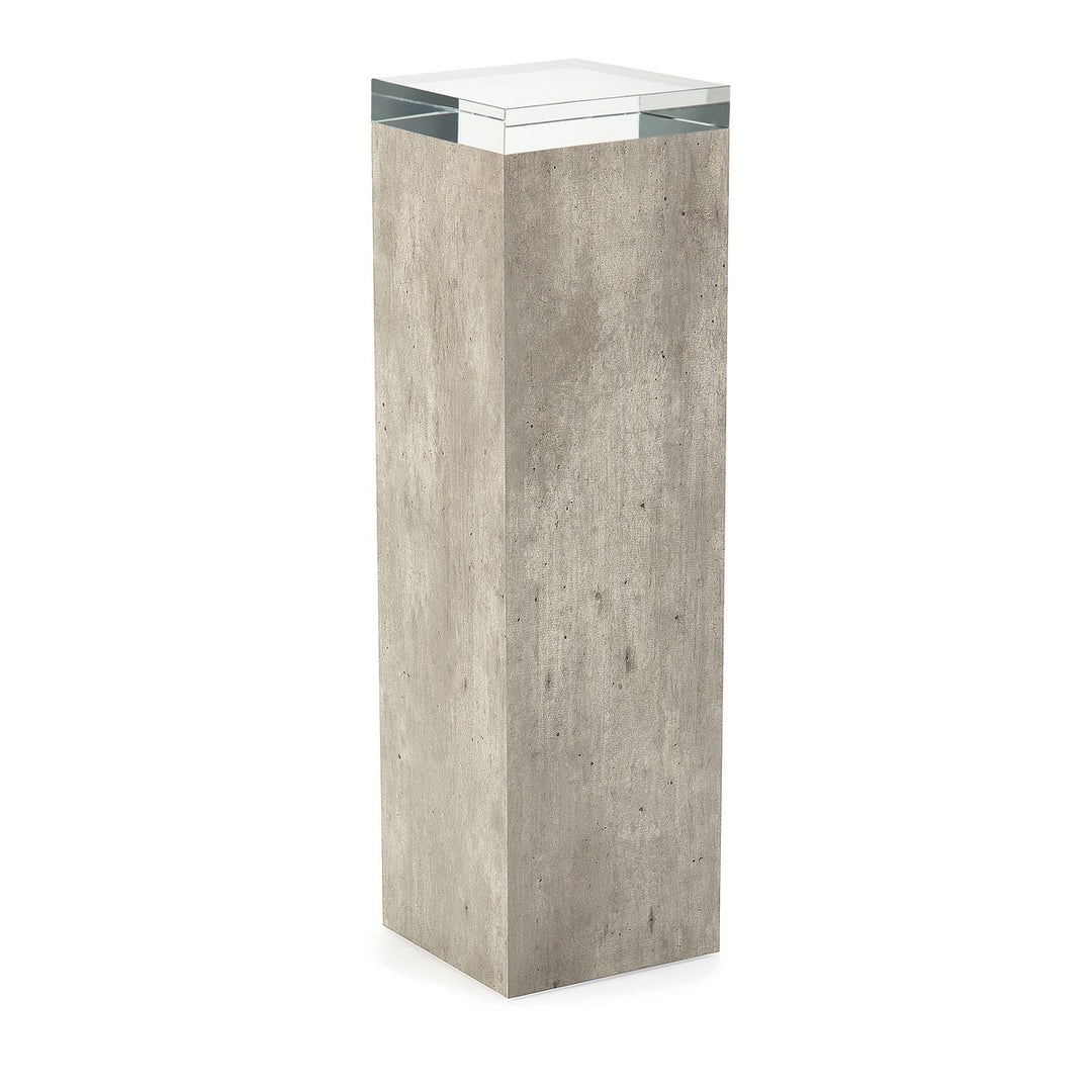 Camden Pedestal Alto - Gray - Crystal