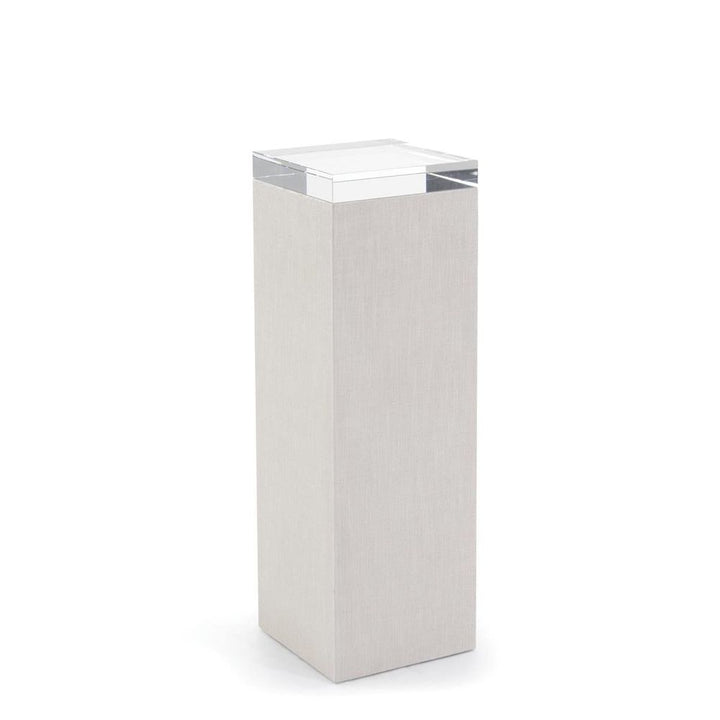 Pedestals Leif Pedestal - White - Crystal