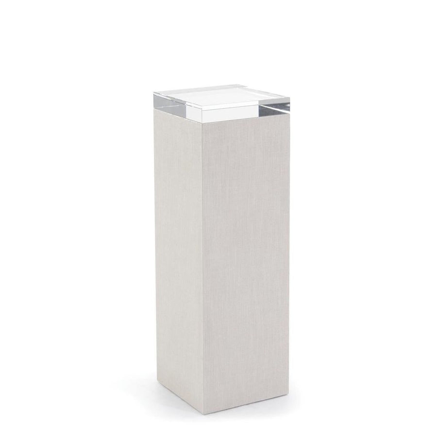 Pedestals Leif Pedestal - White - Crystal