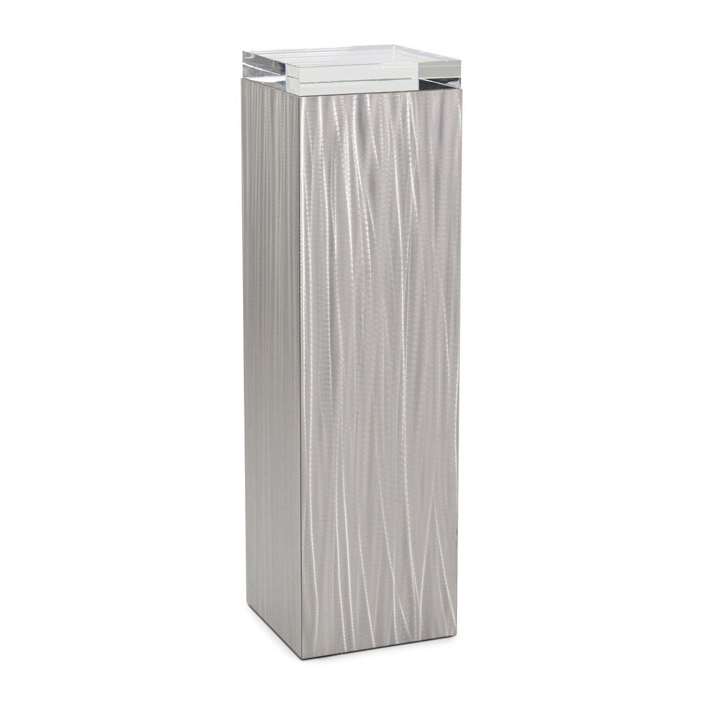Pedestals Lucena Brushed Stainless Steel Pedestal II - Grey