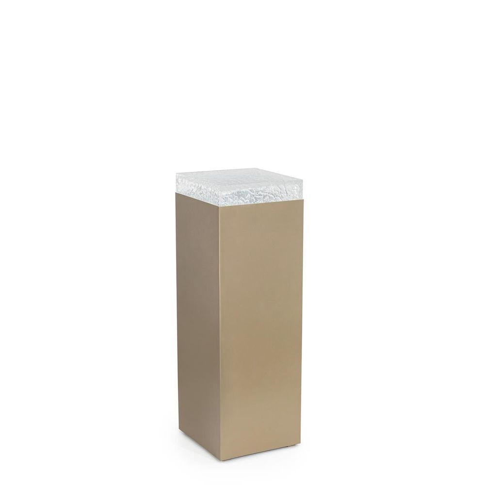 Pedestals Edda Pedestal Iv, Antique Brass