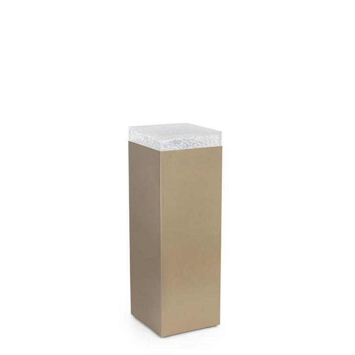 Pedestals Edda Pedestal Iv, Antique Brass