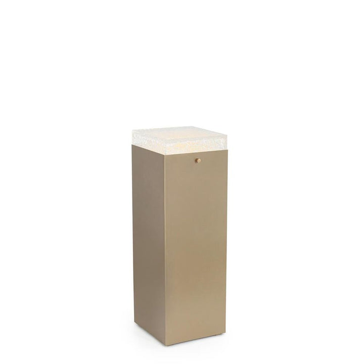 Pedestals Edda Pedestal Iv, Antique Brass