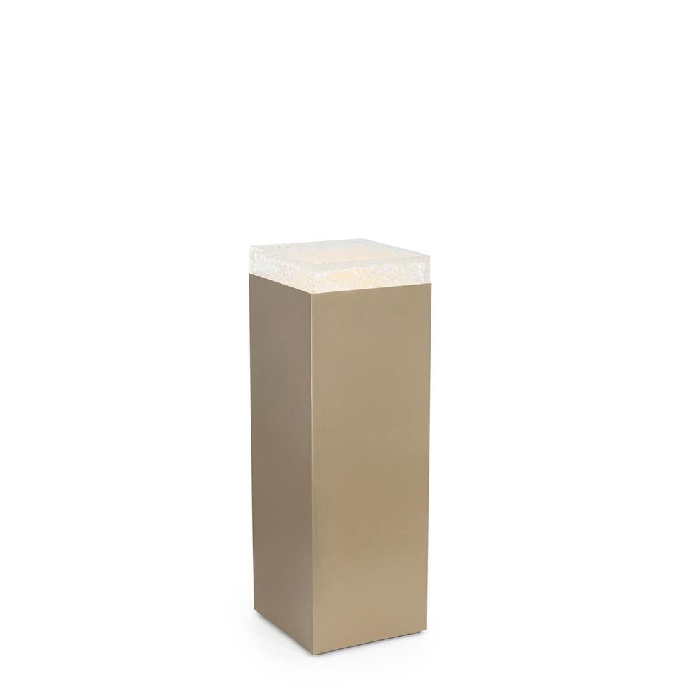 Pedestals Edda Pedestal Iv, Antique Brass