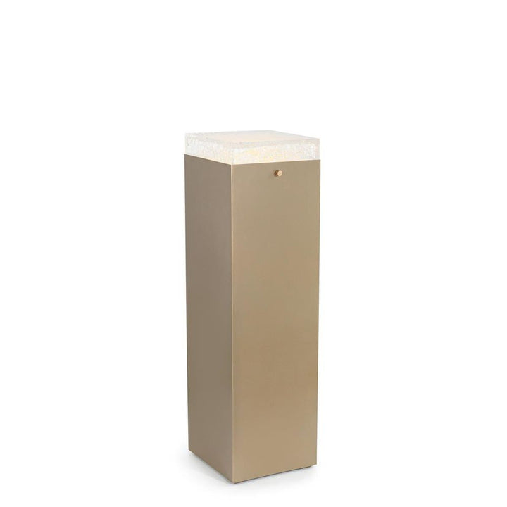 Pedestals Edda Pedestal Iii, Antique Brass
