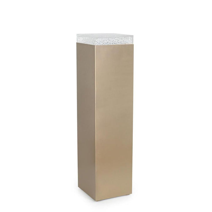 Pedestals Edda Pedestal Ii, Antique Brass