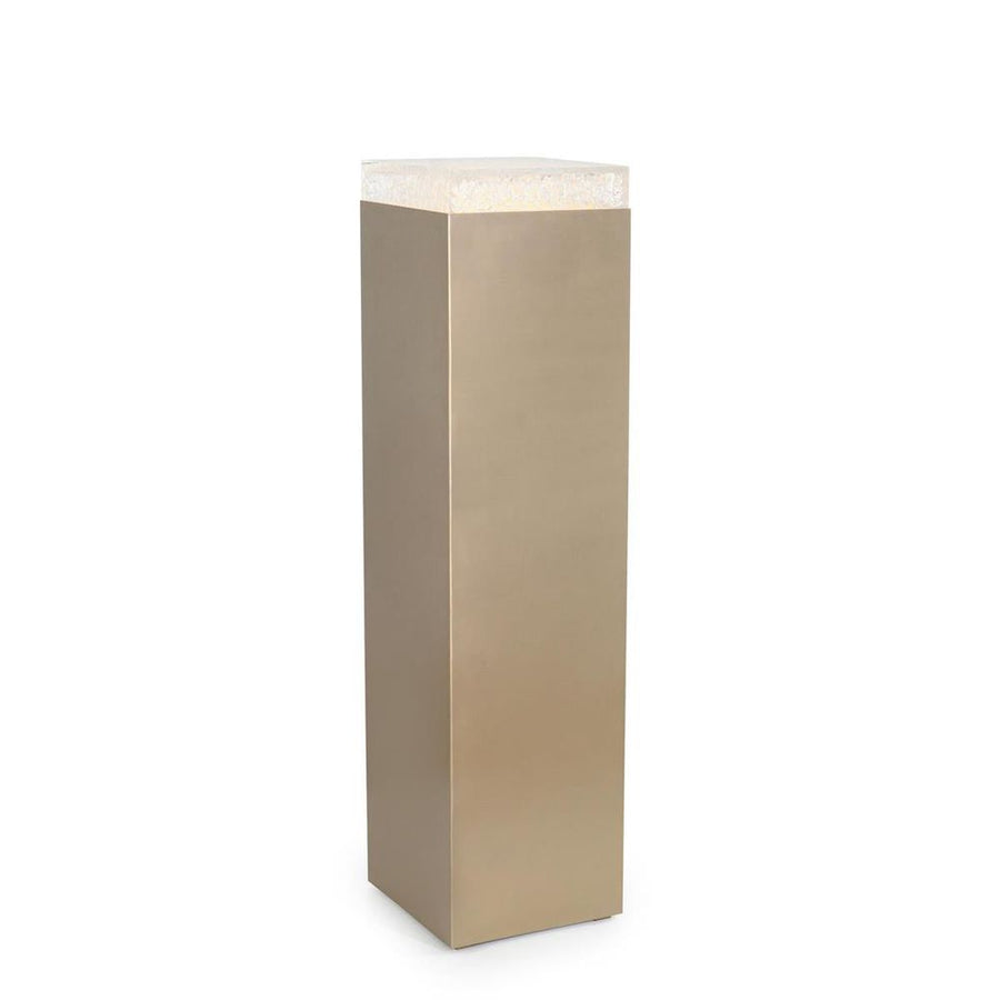 Pedestals Edda Pedestal Ii, Antique Brass