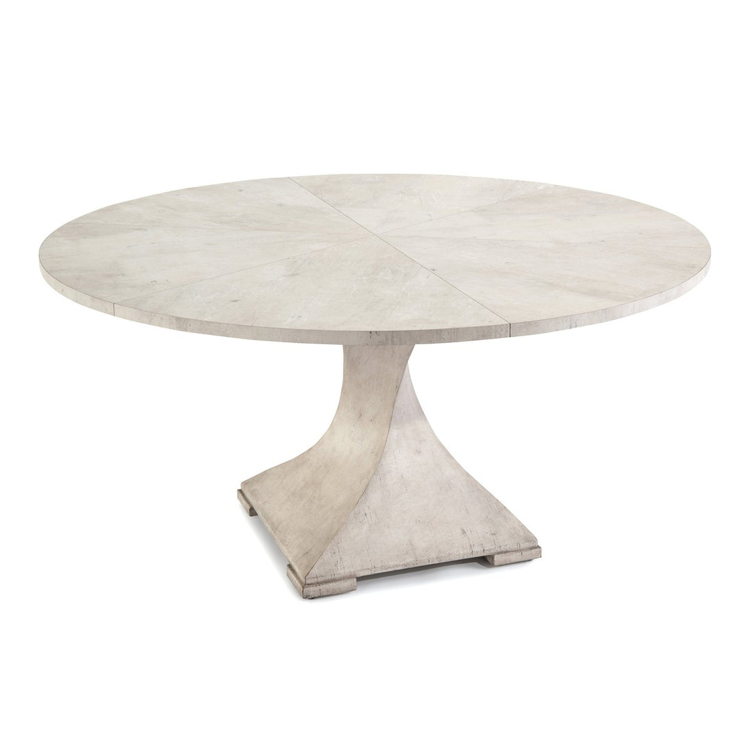 Solis Dining Table, Large - White - Pristine Wood Laminate