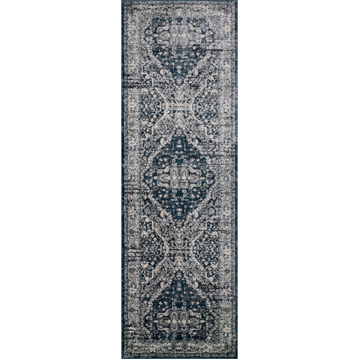 Magnolia Home By Joanna Gaines x Loloi Everly Grey / Midnight 9'-6" x 13' Area Rug