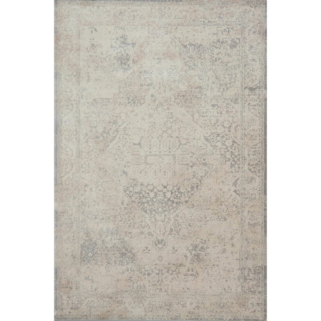 Magnolia Home By Joanna Gaines x Loloi Everly Ivory 5'-3" x 5'-3" Round Area Rug