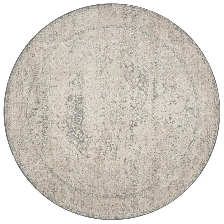 Magnolia Home By Joanna Gaines x Loloi Everly Ivory 5'-3" x 5'-3" Round Area Rug