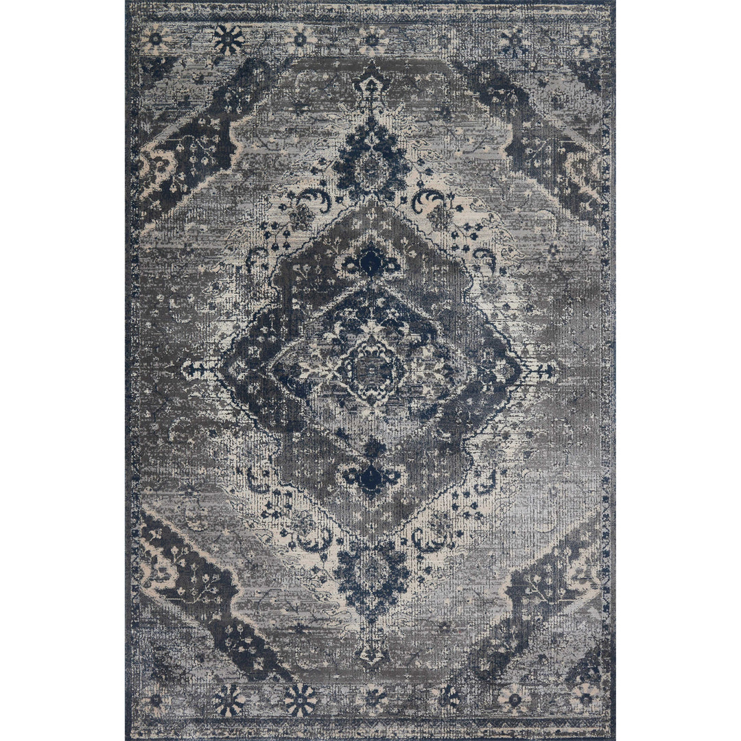 Magnolia Home By Joanna Gaines x Loloi Everly Silver / Grey 18" x 18" Sample Rug