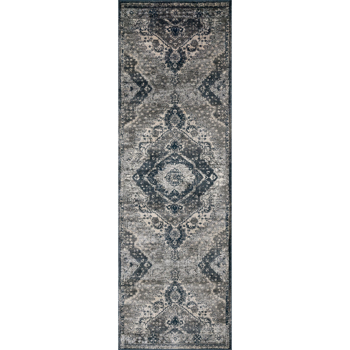 Magnolia Home By Joanna Gaines x Loloi Everly Silver / Grey 2'-7" x 8'-0" Runner Rug