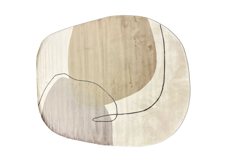Emilia Asymmetric Round Rug: 8x10