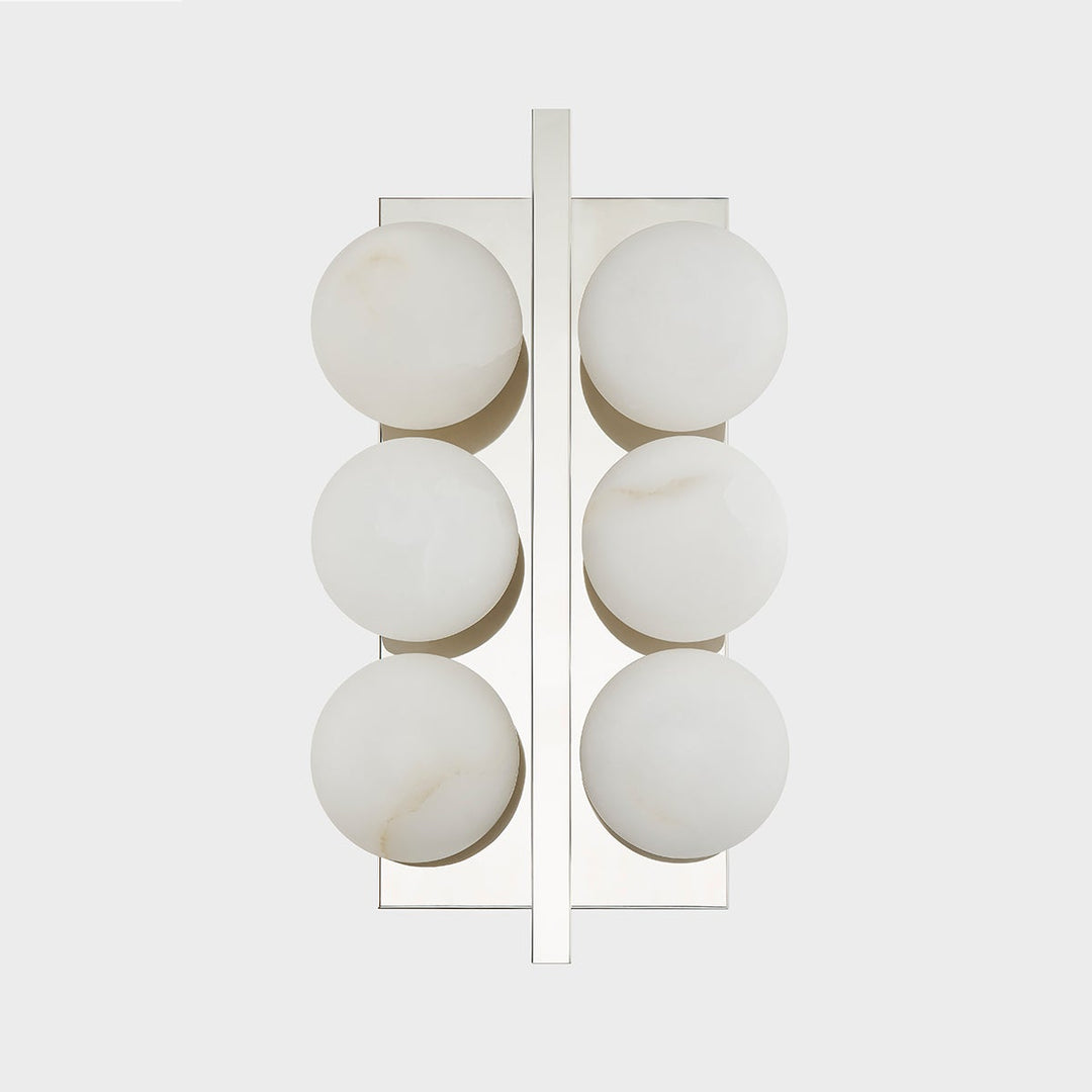 Emille Wall Sconce - Polished Nickel 6 Lights