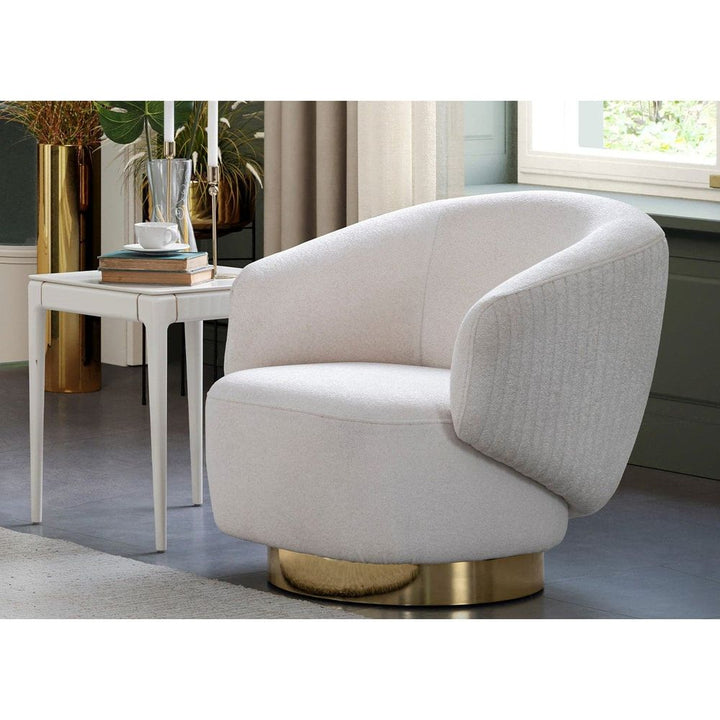 Erzin Swivel Accent Chair-Whiteline Modern Living-WHITELINE-CH1758F-BLK-Lounge ChairsBlack-6-France and Son