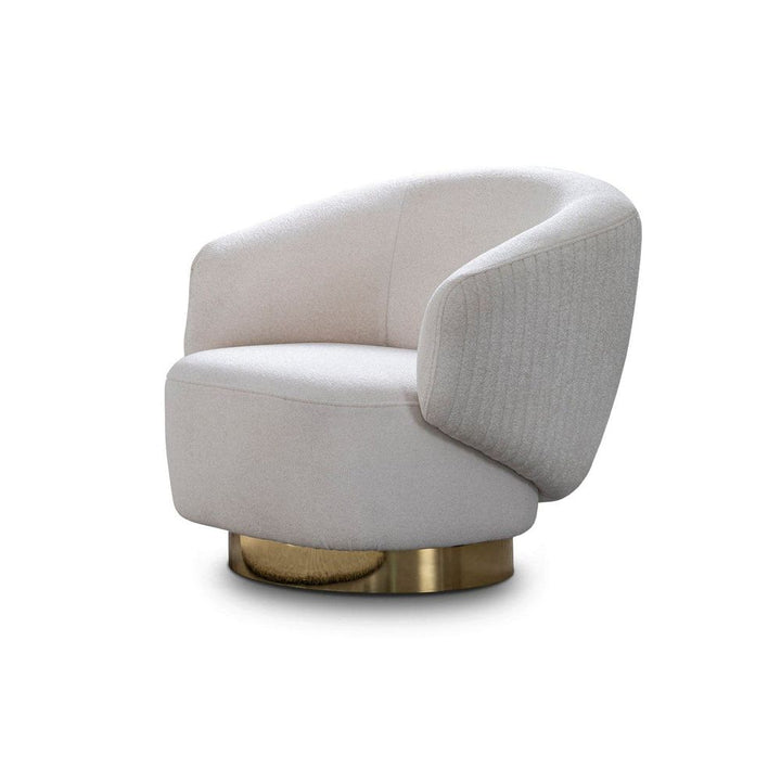 Erzin Swivel Accent Chair-Whiteline Modern Living-WHITELINE-CH1758F-BLK-Lounge ChairsBlack-7-France and Son