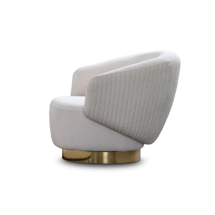Erzin Swivel Accent Chair-Whiteline Modern Living-WHITELINE-CH1758F-BLK-Lounge ChairsBlack-5-France and Son