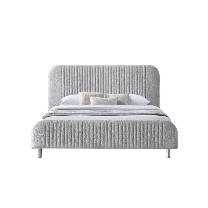 Eva Fabric Panel Headboard Bed