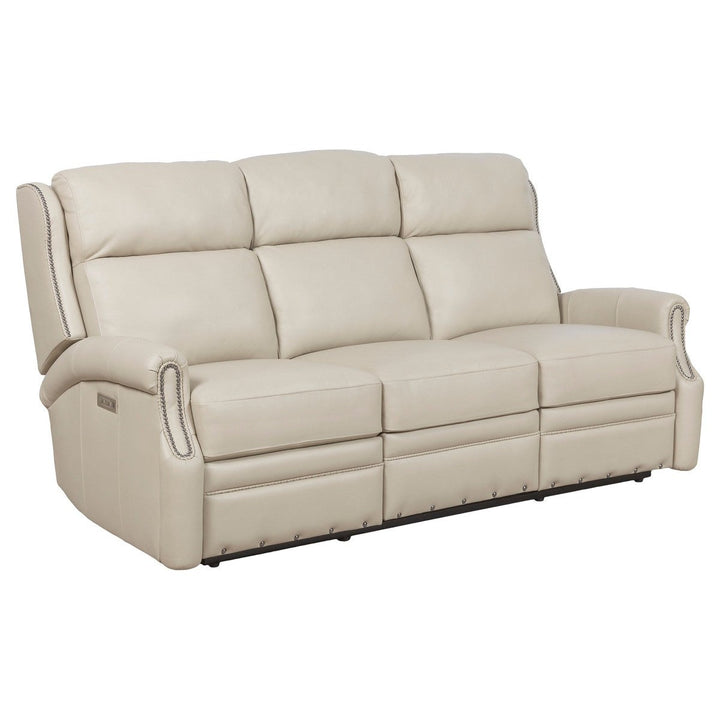 Hailey Power Left and Right Reclinering Sofa - Maple Solids