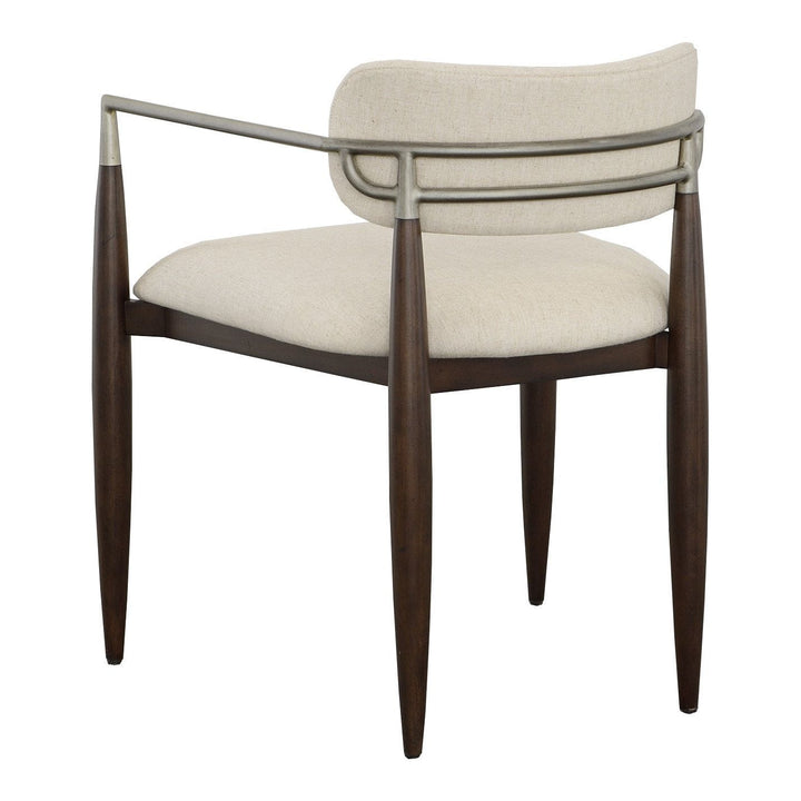 Gabriella Arm Chair - Tahitian Pearl - Metal,Beech Solids