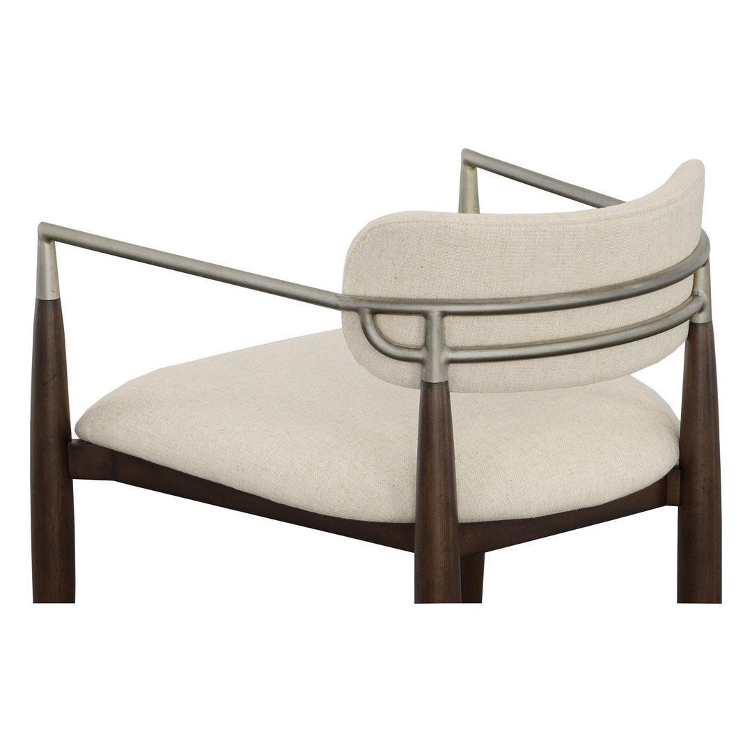 Gabriella Arm Chair - Tahitian Pearl - Metal,Beech Solids