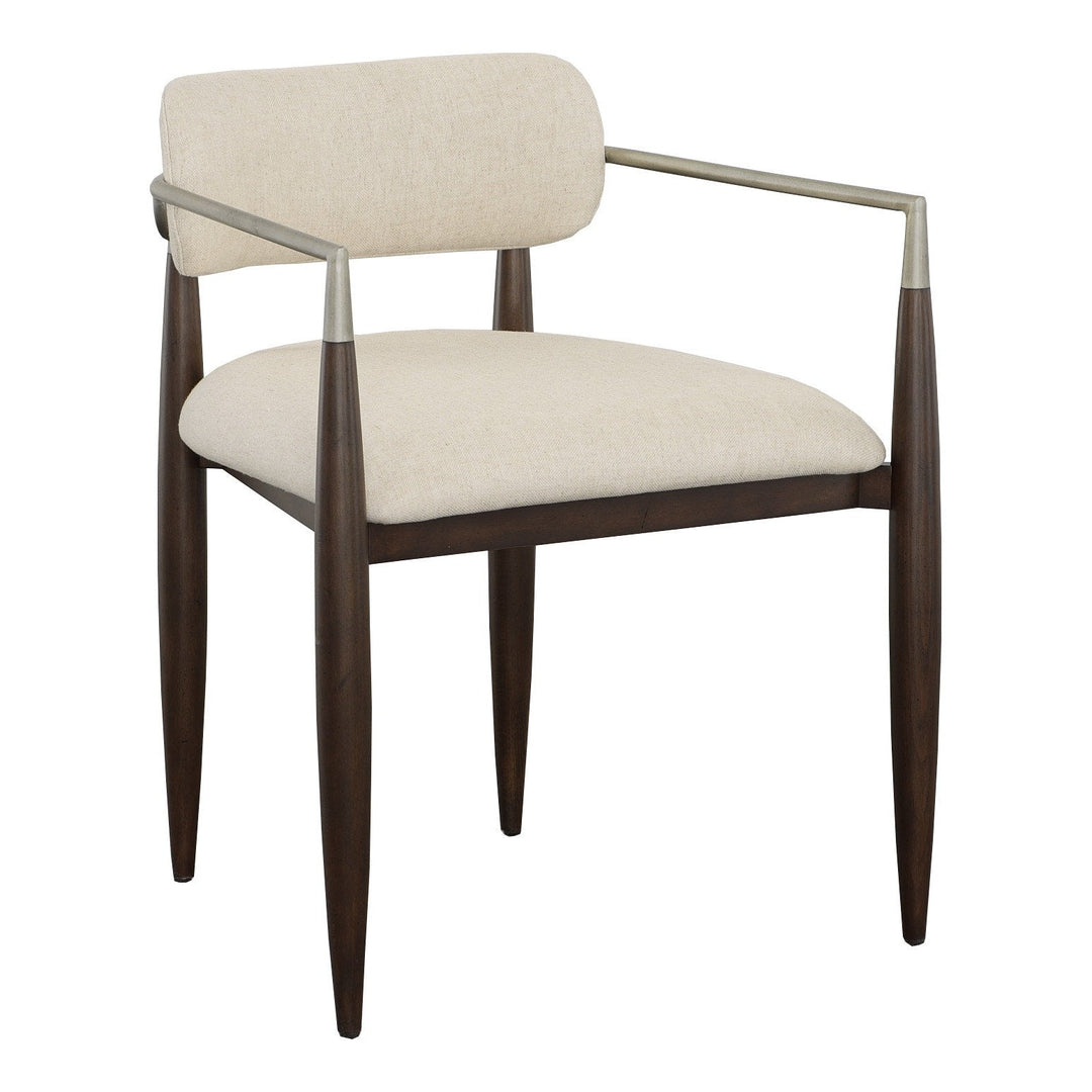 Gabriella Arm Chair - Tahitian Pearl - Metal,Beech Solids