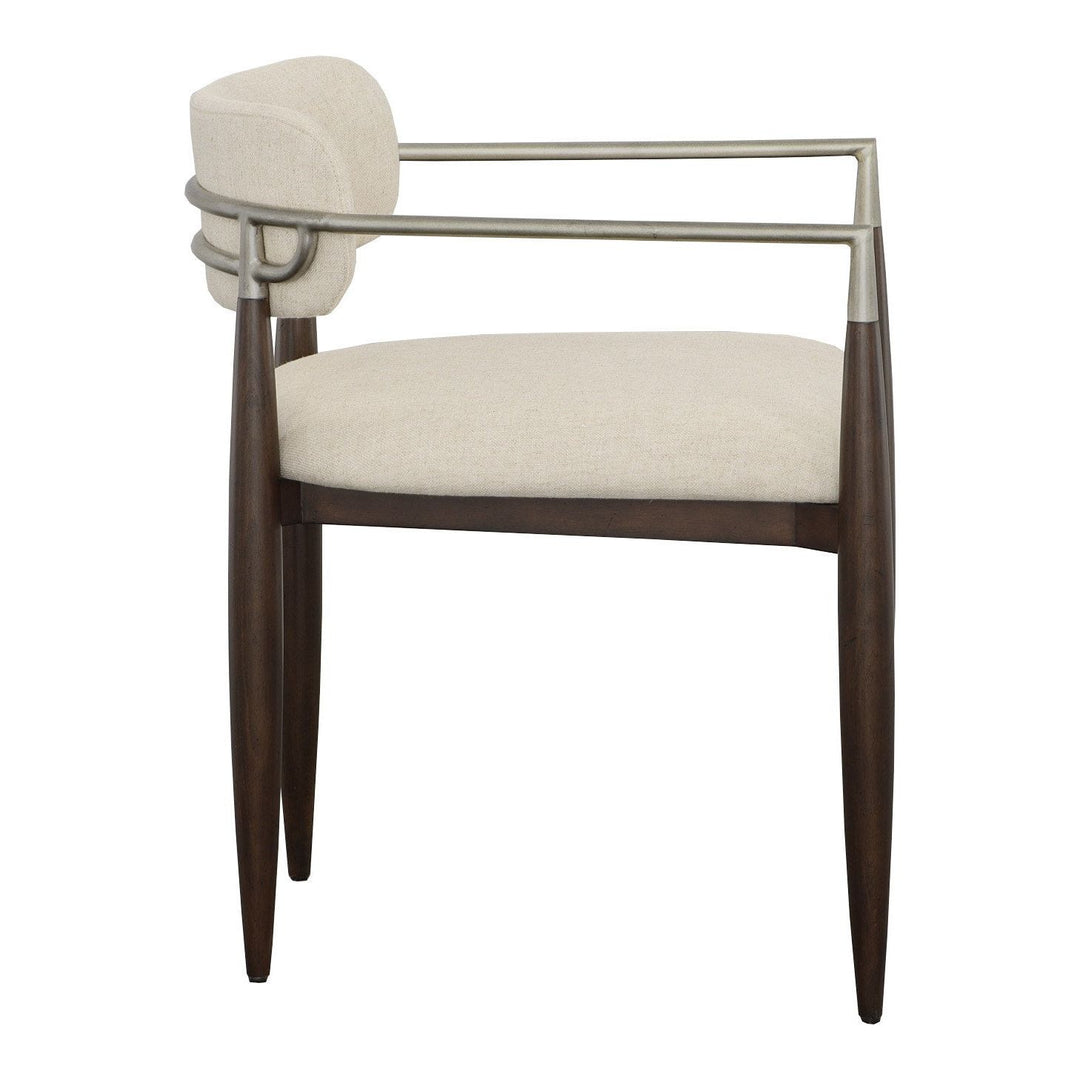 Gabriella Arm Chair - Tahitian Pearl - Metal,Beech Solids