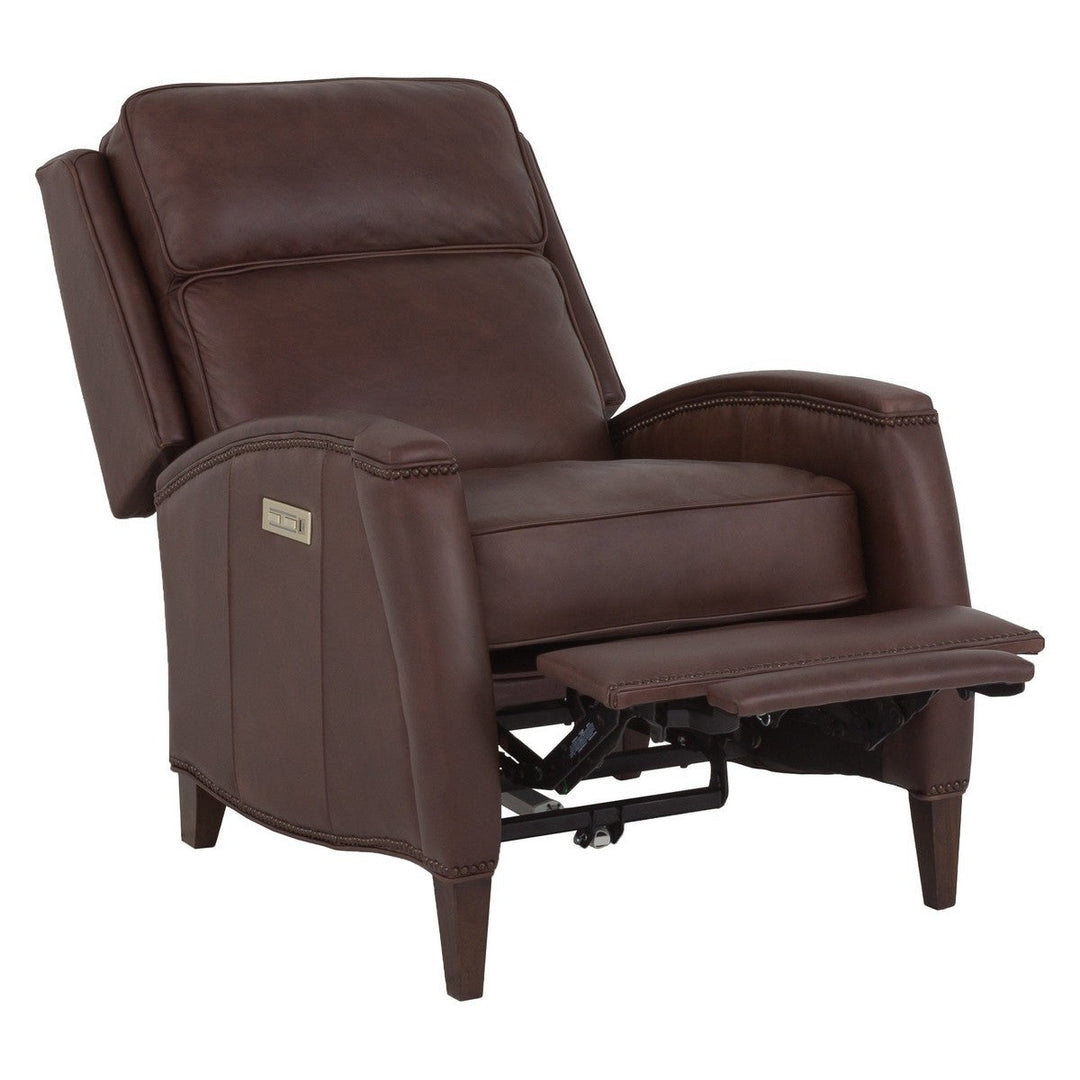 Xavier Power Reclinerer, Double Incline - Tobacco - Maple Solids