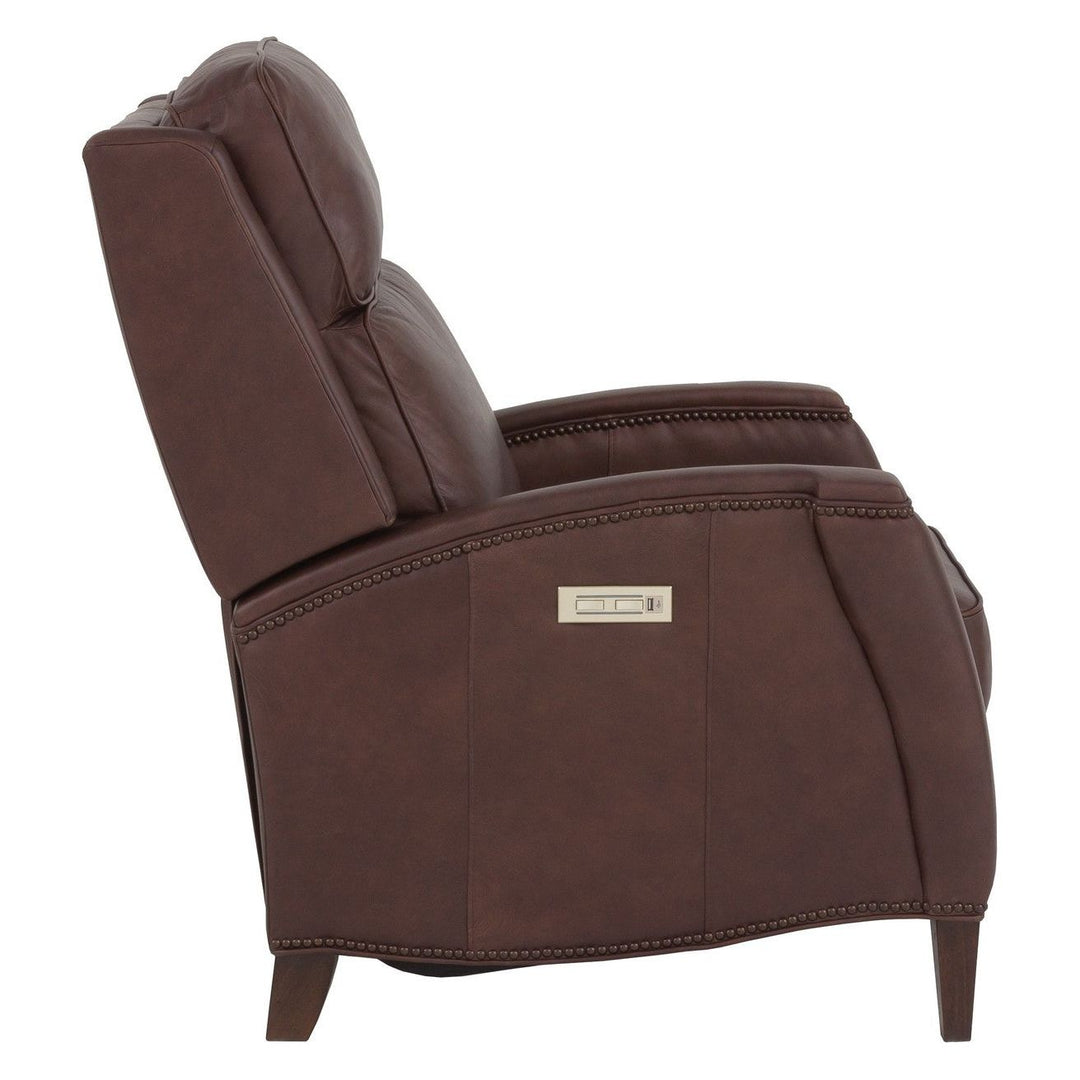 Xavier Power Reclinerer, Double Incline - Tobacco - Maple Solids