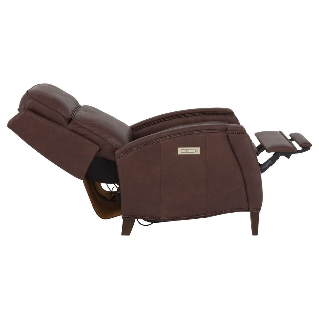 Xavier Power Reclinerer, Double Incline - Tobacco - Maple Solids