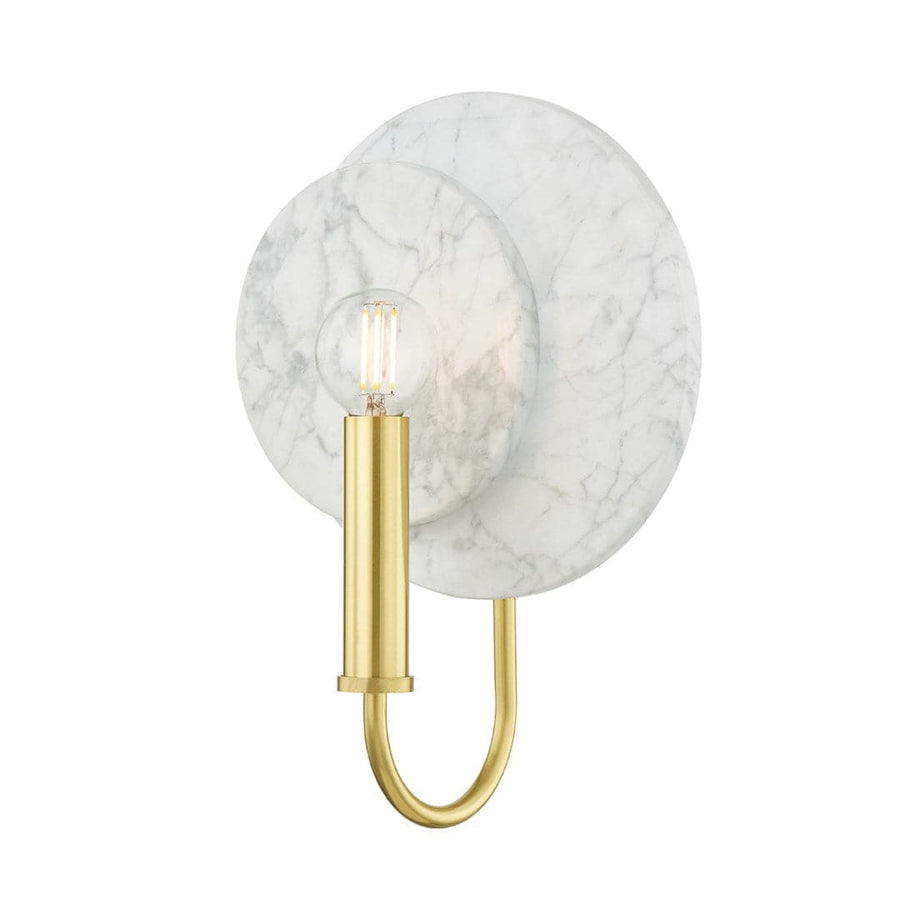Tula 1 Light Wall Sconce-Mitzi-HVL-H806101-AGB-Wall Lighting-1-France and Son