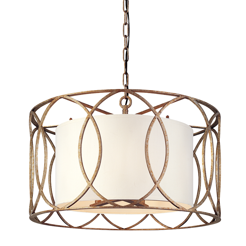 Sausalito Chandelier - Silver Gold