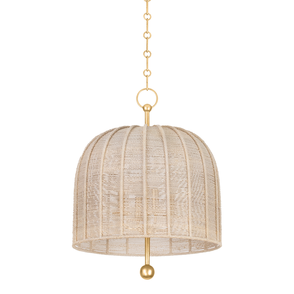 Pendants Lonnie Pendant - Vintage Gold Leaf - Large