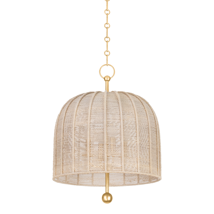 Pendants Lonnie Pendant - Vintage Gold Leaf - Large