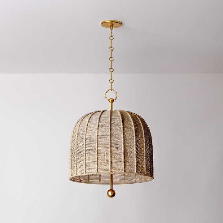Pendants Lonnie Pendant - Vintage Gold Leaf - Large