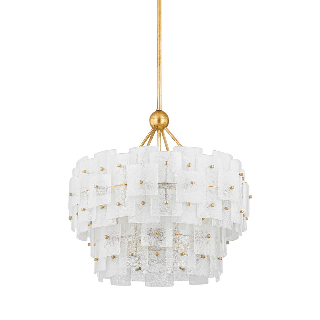 Jacik Chandelier - Vintage Gold Leaf