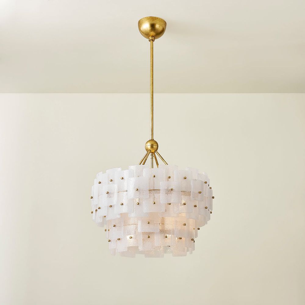 Chandeliers Jacik Chandelier - Vintage Gold Leaf