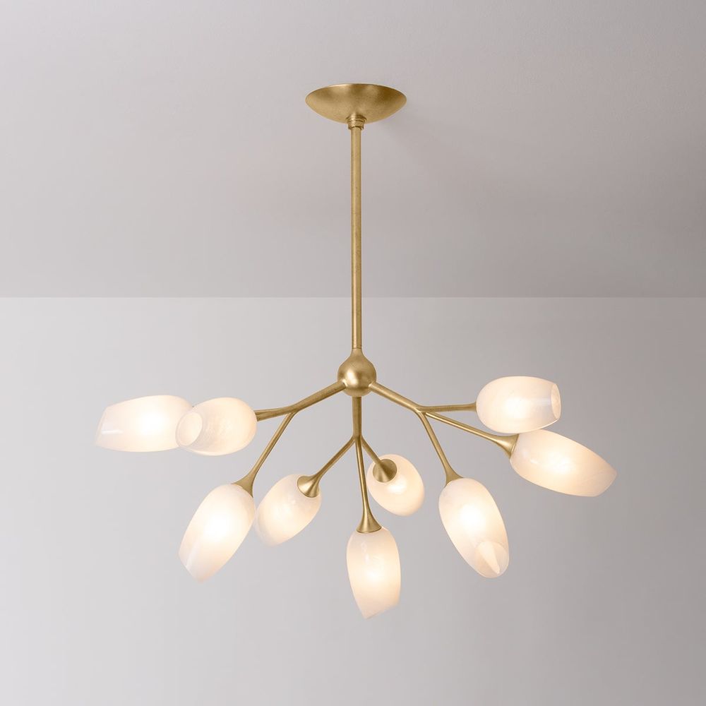 Chandeliers Aldean Chandelier - Vintage Gold Leaf