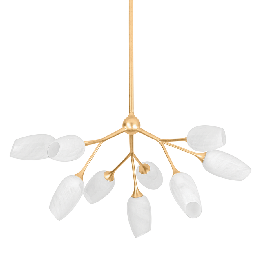 Chandeliers Aldean Chandelier - Vintage Gold Leaf