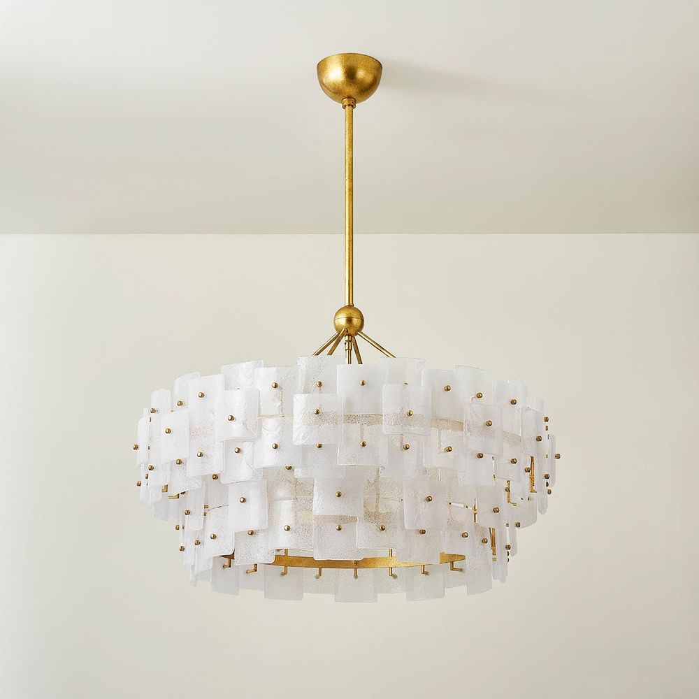 Jacik Chandelier - Vintage Gold Leaf