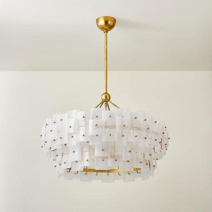 Jacik Chandelier - Vintage Gold Leaf