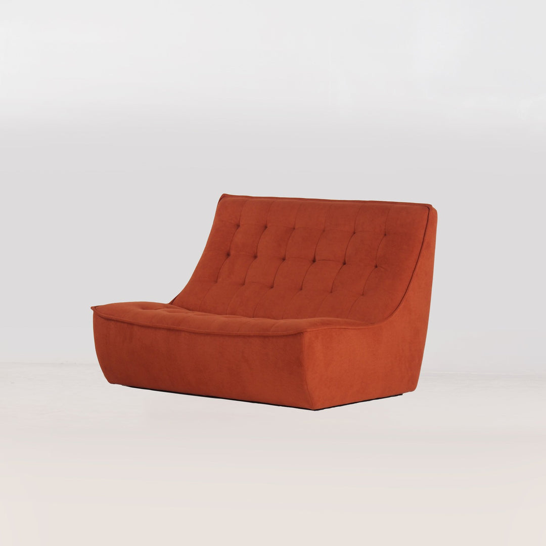 Morales Modular Sectional-France & Son-F218172BRN-SectionalsBurnt Orange-Double Module-17-France and Son