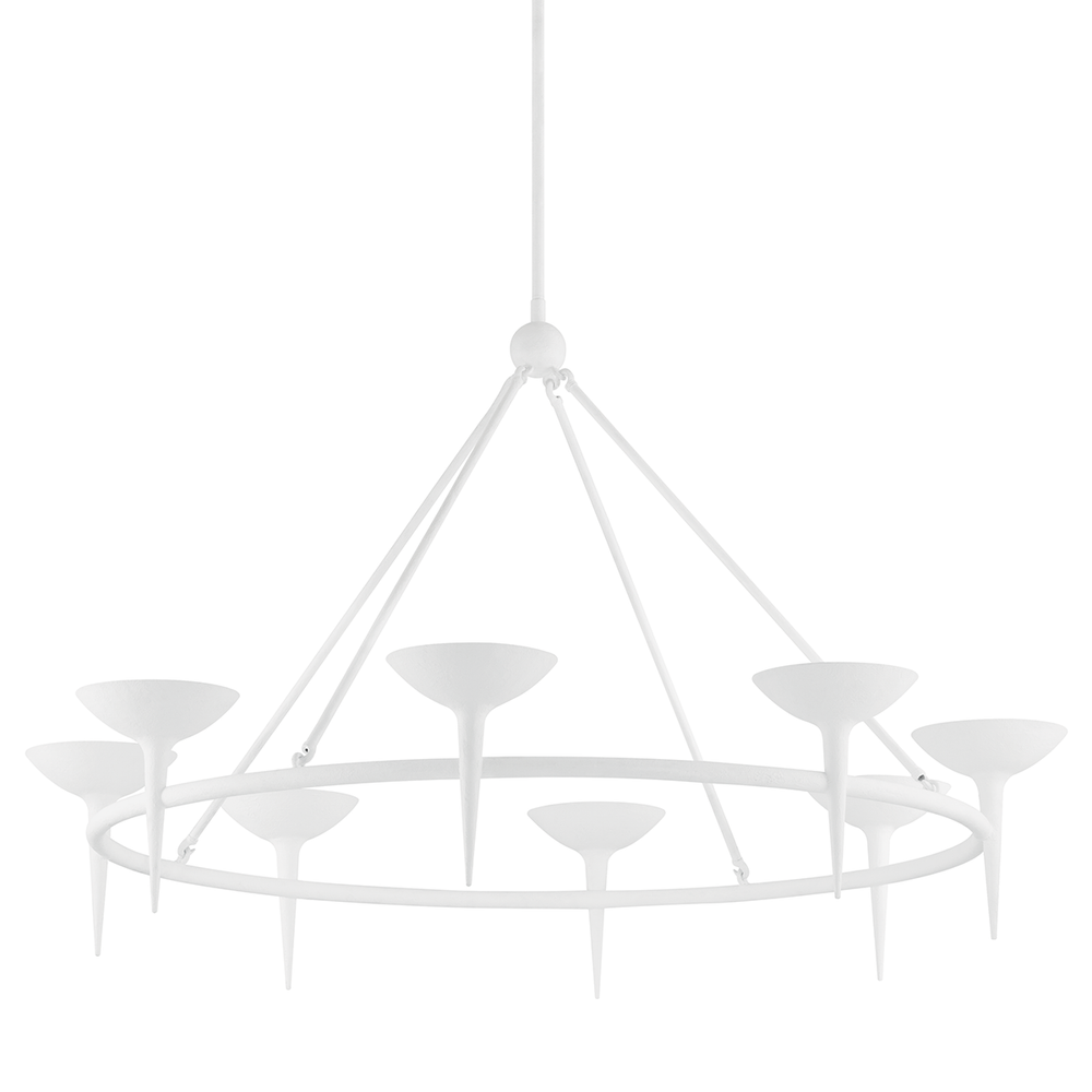 Chandeliers Cecilia Chandelier - Gesso White