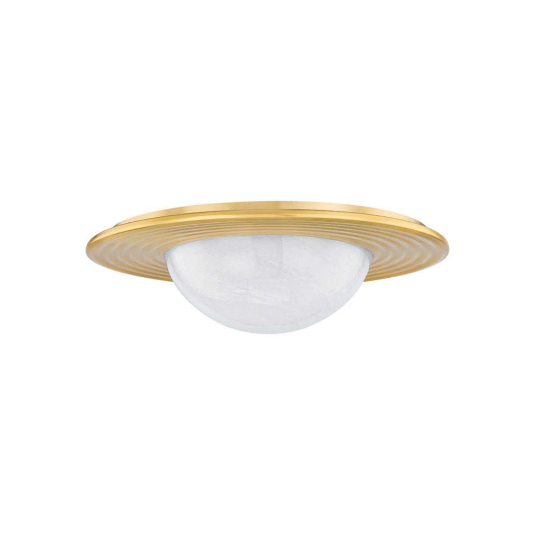 GERALDTON Flush Mount-Hudson Valley-HVL-7116-AGB-Flush MountsBrass-1-France and Son