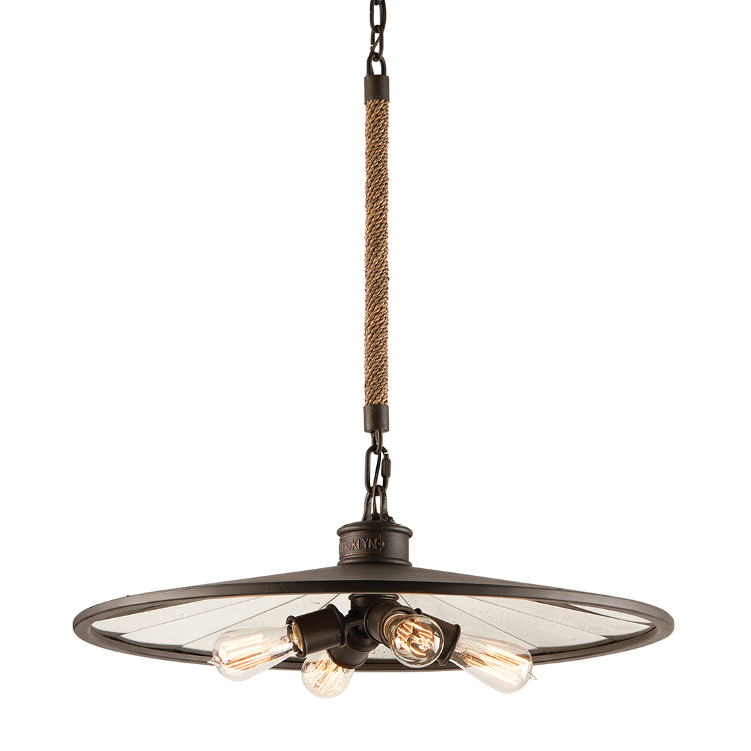 Brooklyn Chandelier - Heritage Bronze