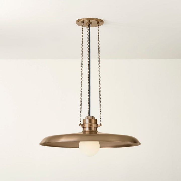 Rainhill Pendant - Patina Brass