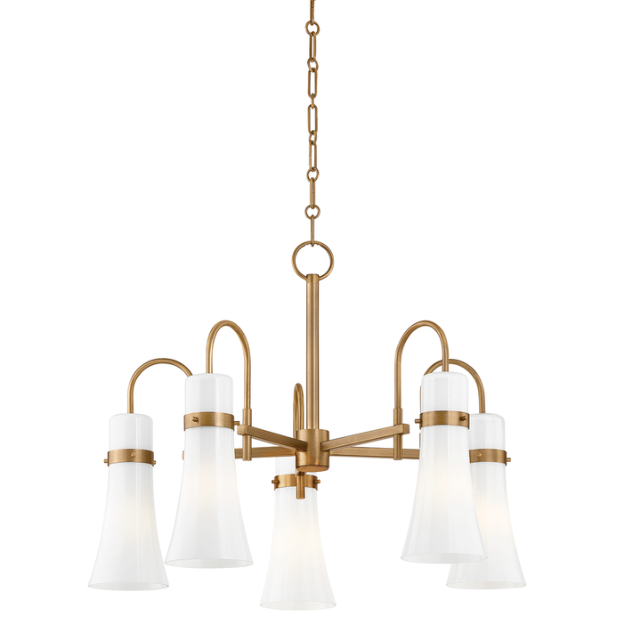 Chandeliers Maple Chandelier - Patina Brass
